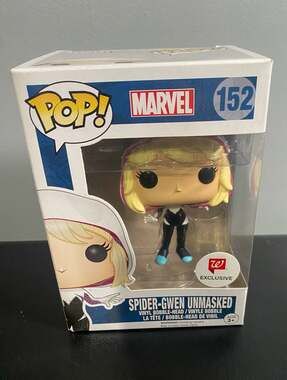 Funko Pop! Marvel #152 Spider-Gwen Unmasked Walgreens Exclusive Vinyl Figure